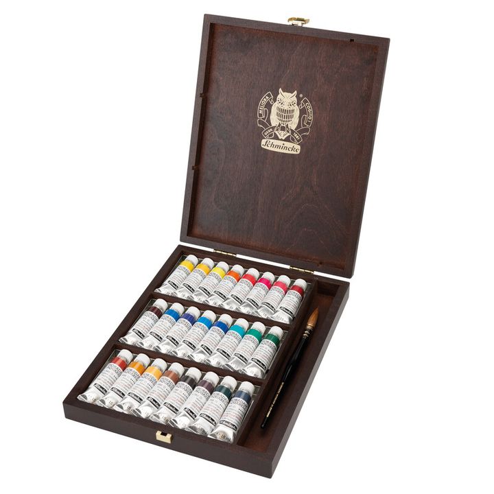 Schmincke HORADAM Aquarellfarben in Holzbox 24x15ml — Bild 6
