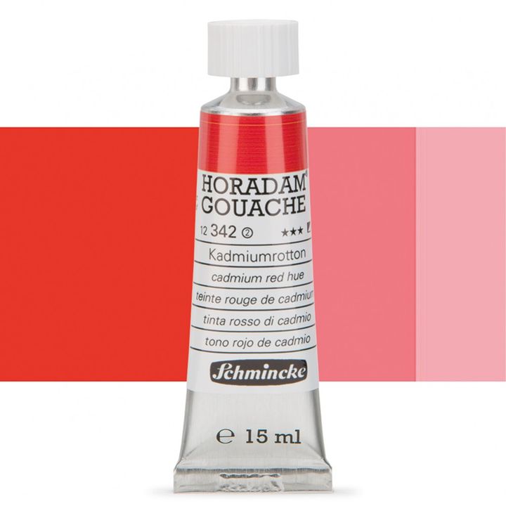 Schmincke Horadam Gouache 15ml – 342 Kadmiumrot Farbton