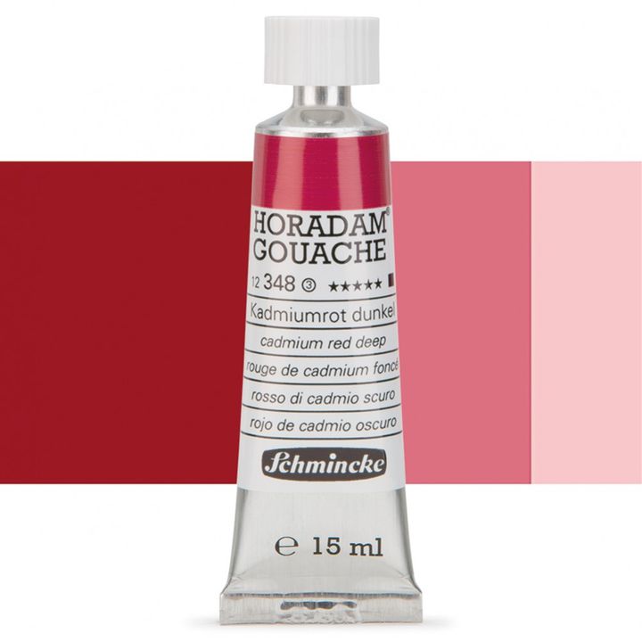 Schmincke Horadam Gouache 15ml – 348 cadmiumrot tief