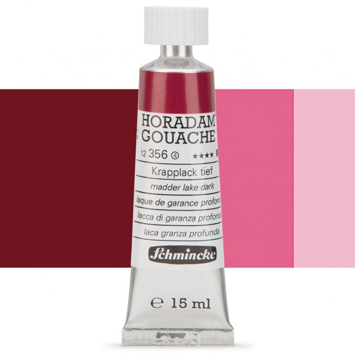 Schmincke Horadam Gouache 15ml – 356 madder lake dark
