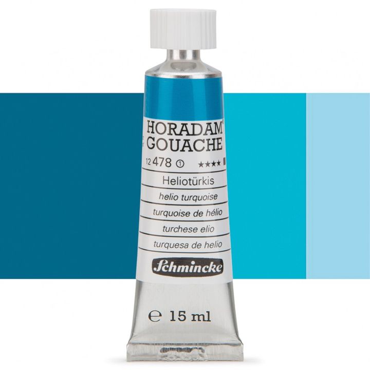 Schmincke Horadam Gouache 15ml – 478 Helio Türkis