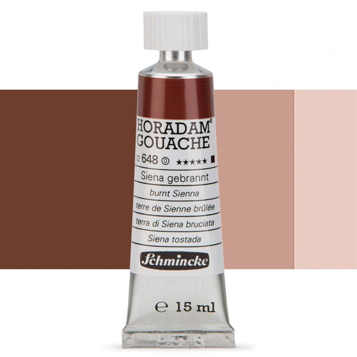 Schmincke Horadam Gouache 15ml – 648 gebrannt sienna