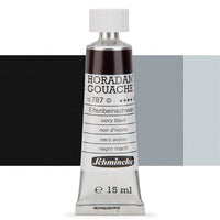 Schmincke Horadam Gouache 15ml – 787 elfenbeinschwarz