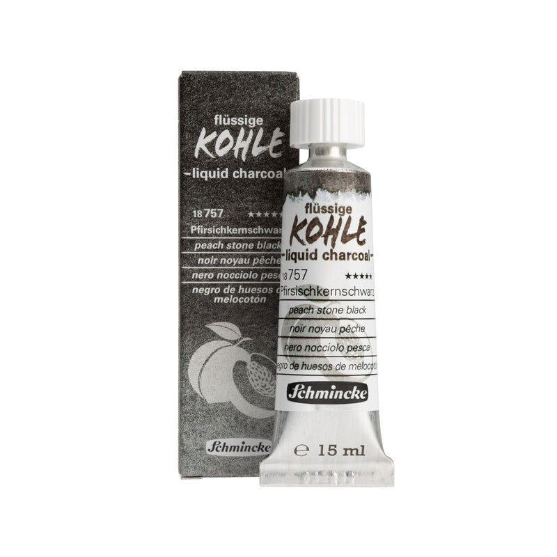 Schmincke Künstlerpigment 15 ml – Pfirsichkernschwarz