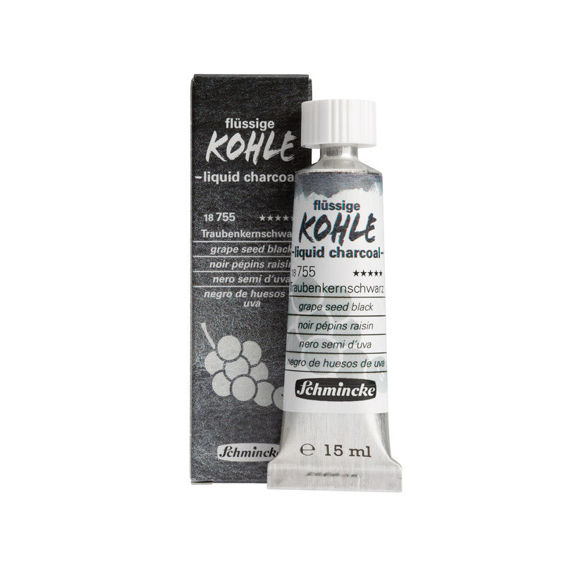 Schmincke Künstlerpigment 15 ml – Traubenkernschwarz