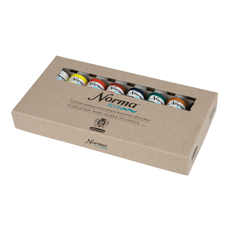 Schmincke NORMA Blue Kartonset, 8 x 35 ml