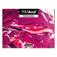 Schmincke PRIMAcryl Holzkasten mit Acrylfarben 10 x 35 ml + Weiß 150 ml und Pinseln