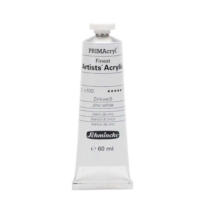 Schmincke PRIMAcryl Professional Acrylfarbe 60 ml – 100 Zinkweiß