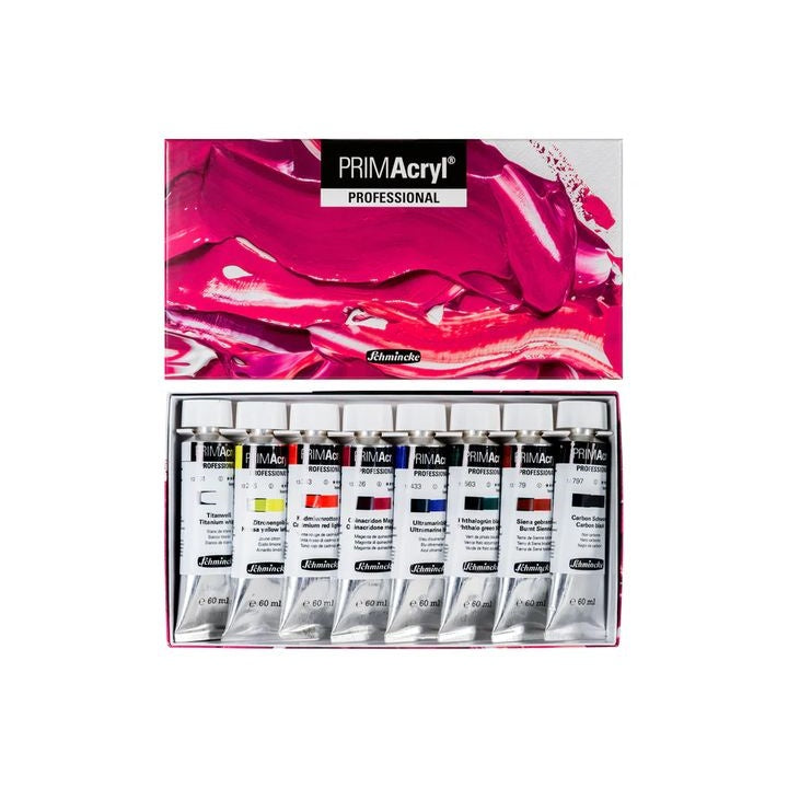 Schmincke PRIMAcryl Profi-Acrylfarben 8 x 60 ml — Bild 4