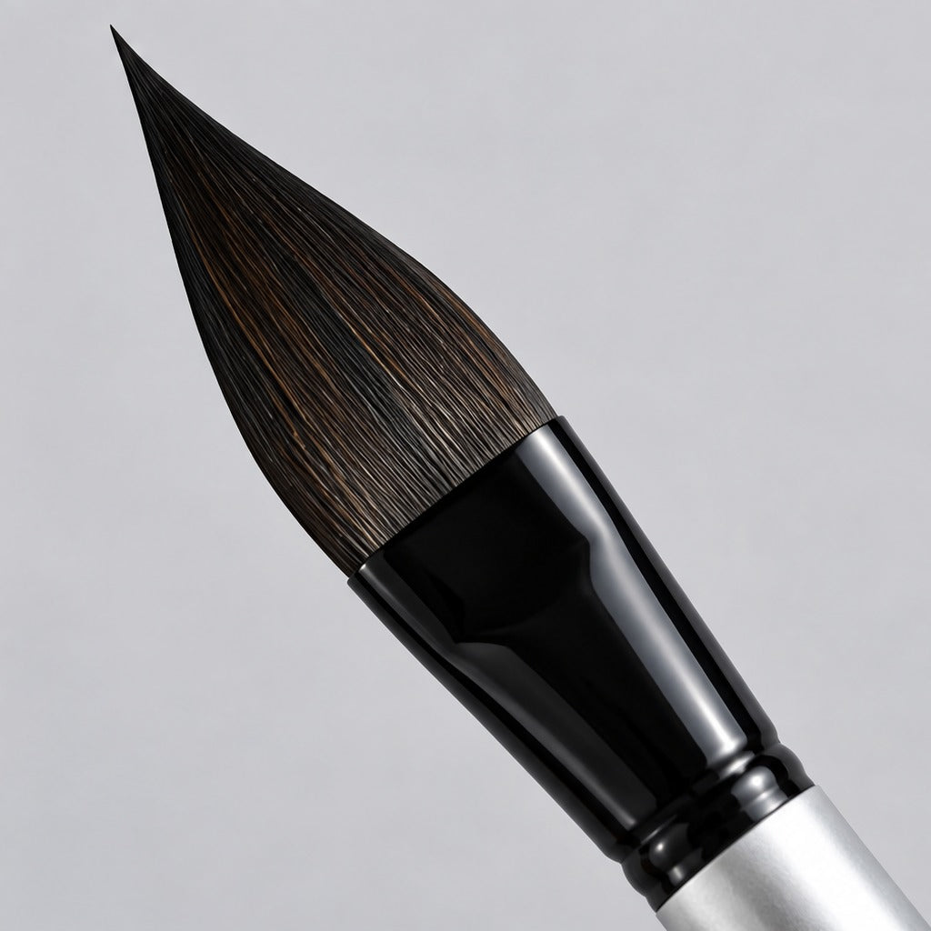 Schrägpinsel Sword Liner für Aquarell mit langem Stiel, Gr. 8 – 20