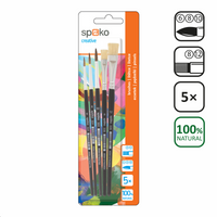 Schulpinsel-Set Spoko S0339, 5-tlg.