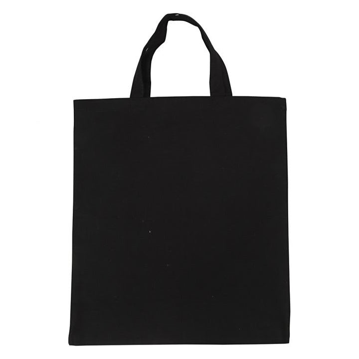 Schwarze Baumwoll-Einkaufstasche — Bild 1