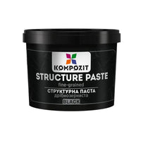 Schwarze, feinkörnige Strukturpaste von Kompozit | verschiedene Größen — Bild 1