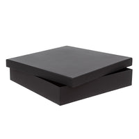 Elegante schwarze Kartonschachtel für Geschenke und Bastelprojekte | ARTMIE