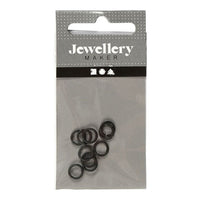 Schwarze Verbindungsringe 7 mm x 1 mm - 50 Stück — Bild 6