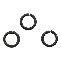 Schwarze Verbindungsringe 7 mm x 1 mm - 50 Stück — Bild 7