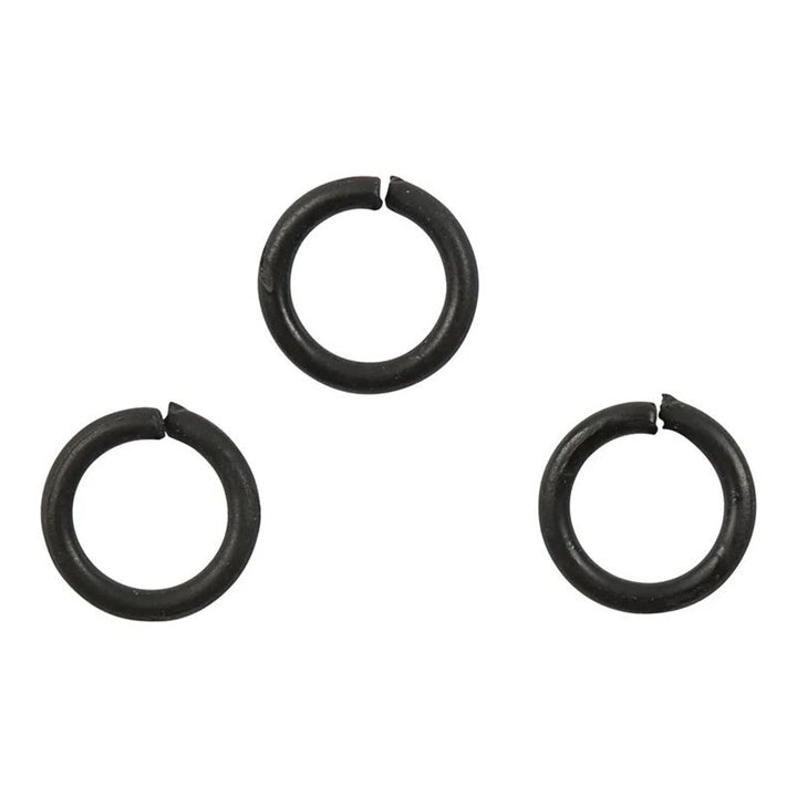 Schwarze Verbindungsringe 7 mm x 1 mm - 50 Stück — Bild 7