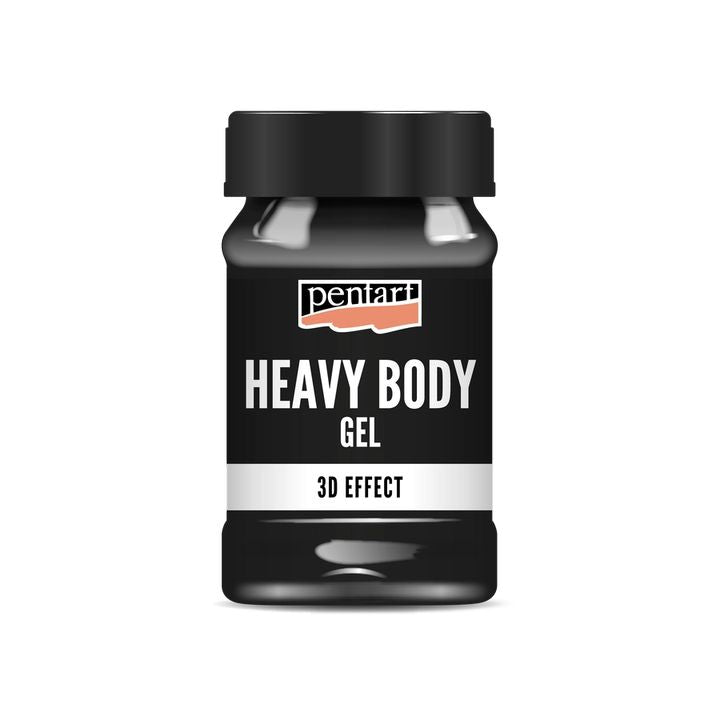 Schwarzer glänzender Heavy Body Gel Pentart | verschiedene Volumina — Bild 2