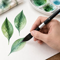 Schwertpinsel für Aquarell, Größen 8 – 20 – 4er-Set