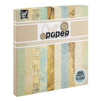 Scrapbooking-Papier 20 x 20 cm | Beigetöne — Bild 3