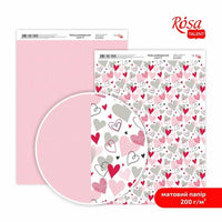 Scrapbooking-Papier Love A4 – No. 6