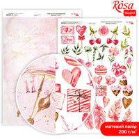Scrapbooking-Papier Love Mood A4 – No. 7