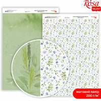 Scrapbooking-Papier Wild Flowers A4 – No. 2