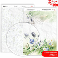 Scrapbooking-Papier Wild Flowers A4
