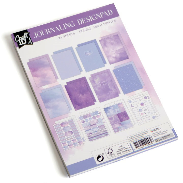 Scrapbooking Papierblock A5 24 Blatt lila — Bild 6