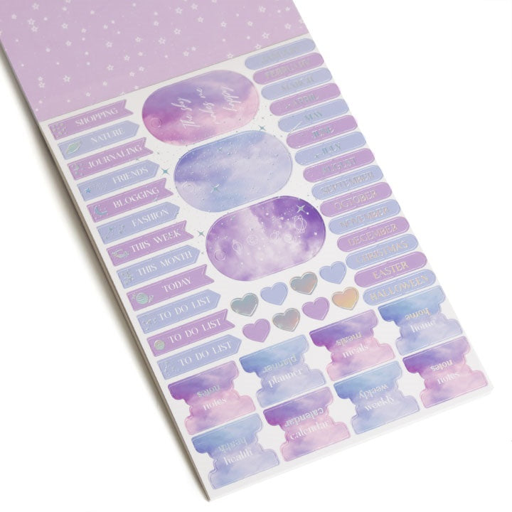 Scrapbooking Papierblock A5 24 Blatt lila — Bild 8