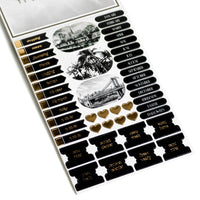 Scrapbooking Papierblock A5 24 Blatt schwarz — Bild 1
