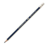 Sechseckiger Premium-Graphitbleistift mit Radiergummi | verschiedene Härten — Bild 1