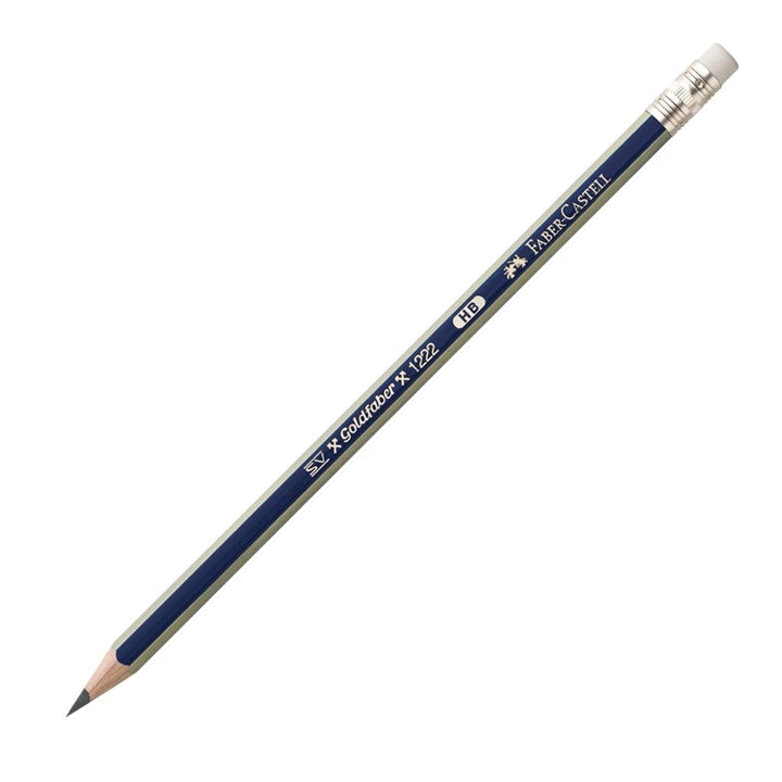 Sechseckiger Premium-Graphitbleistift mit Radiergummi | verschiedene Härten — Bild 1