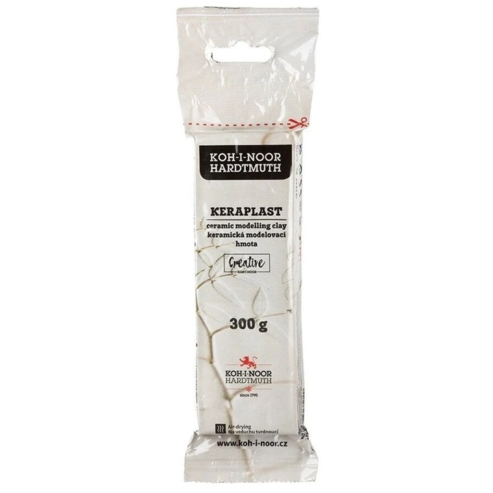 Selbsthärtende Modelliermasse KOH-I-NOOR Keraplast 300 g – Weiß
