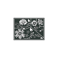 Selbstklebe-Schablone Blumen A3 — Bild 1