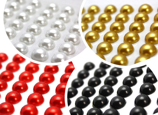 Selbstklebende Kristalle - Perlen (10mm) | verschiedene Farben — Bild 1