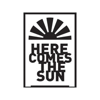 Selbstklebende Schablone Here comes the sun A5 — Bild 2