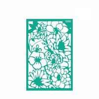 Selbstklebende Schablone Rosa Talent 13 x 20 cm - Muster Nr. 1000 — Bild 1