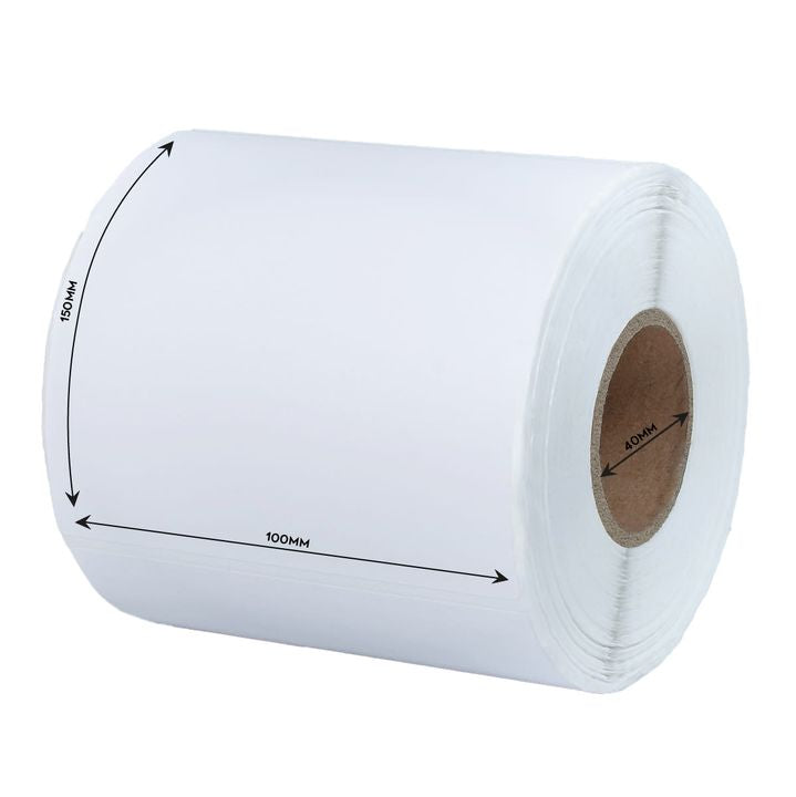 Selbstklebende Thermoetiketten Weiß 100x150 mm - 500 Stück — Bild 5