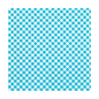 Servietten für Decoupage - Blaue und weiße Würfel - 1 Stück — Bild 1