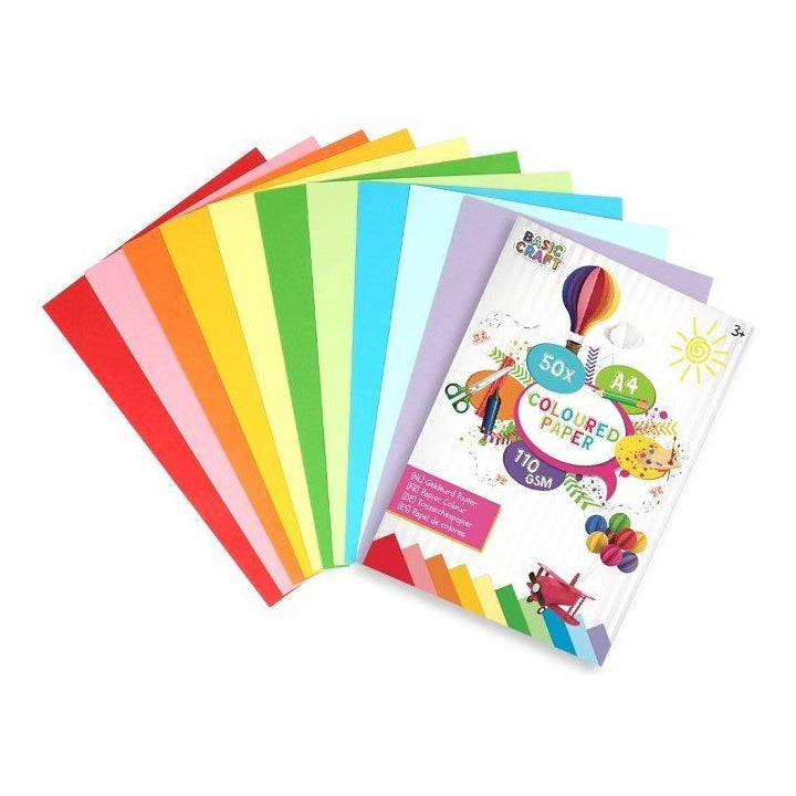 Set aus 50 farbigen Papieren | verschiedene Formate — Bild 3