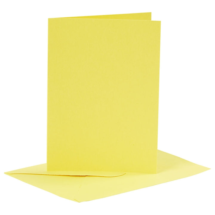 Set aus 6 Klappkarten mit Umschlägen – 10,5 x 15 cm | verschiedene Farben — Bild 4