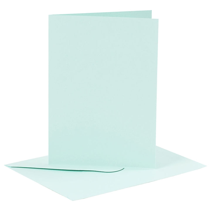 Set aus 6 Klappkarten mit Umschlägen – 10,5 x 15 cm | verschiedene Farben — Bild 5