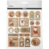 Set mit 19 Weihnachtsaufklebern | Frohe Weihnachten — Bild 3