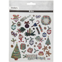 Set mit 41 Weihnachtsaufklebern | Nostalgische Weihnachten — Bild 1