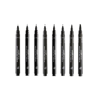 Set UNI PIN fineliner Kalligraphie-Marker 8 Stück — Bild 8