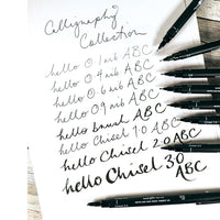 Set UNI PIN fineliner Kalligraphie-Marker 8 Stück — Bild 9