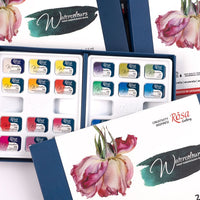Set von Aquarellfarben "Botanycal", 24 Farben, volle Pfannen, Karton, ROSA GALLERY — Bild 4