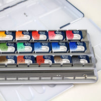 Set von Aquarellfarben "Classic" Metallgehäuse, 21 Farben, volle Pfannen, ROSA GALLERY — Bild 2