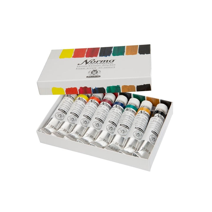 Set von professionellen Ölfarben in Tuben Schmincke Norma Professional 8 x 20 ml — Bild 4